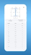 AISC Structural Steel Table تصوير الشاشة 2