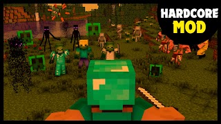 Hardcore Mod for Minecraft PE Cartaz