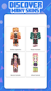 Demon Slayer Skin Minecraft poster