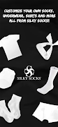 Silky Socks الملصق