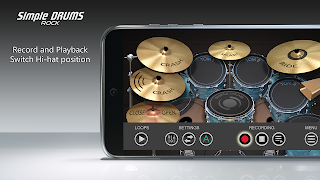 برنامه‌نما Simple Drums Rock - Drum Set عکس از صفحه