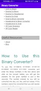 Binary converter پوسٹر
