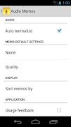 Audio Memos - Voice Recorder 스크린샷 4