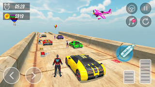 3 Schermata Superhero Car: Mega Ramp Games