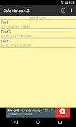 برنامه‌نما Safe Notes Pro Secure NotePad عکس از صفحه