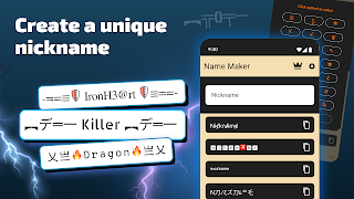 Nickname Maker: Gamer names poster