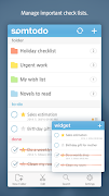 SomTodo - Task/To-do widget Plakat