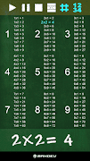 برنامه‌نما Multiplication Chart عکس از صفحه
