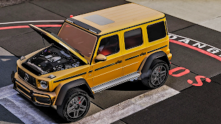 Mercedes G63 Driving Simulator penulis hantaran
