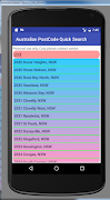 Australian PostCodes Quick Search 截图 2
