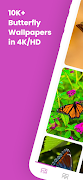 1 Schermata Butterfly Wallpapers 4K | HD