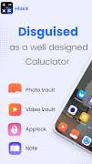 HideX - Calculator Vault screenshot 1