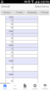 Weekly Schedule Screenshot 2
