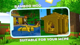 Bamboo Mod for Minecraft PE captura de pantalla 4