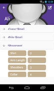 برنامه‌نما Tailor's Notebook عکس از صفحه