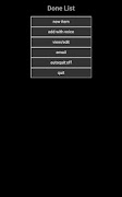 برنامه‌نما Done List عکس از صفحه