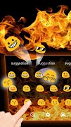 Flame fire keyboard 스크린샷 2