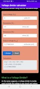 Voltage divider calculator syot layar 5