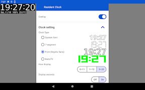 برنامه‌نما Resident Clock عکس از صفحه
