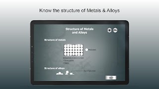 برنامه‌نما Metals Structure & Properties عکس از صفحه