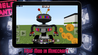 Minecraft FNAF 9 mod poster
