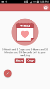 Wedding Countdown ภาพหน้าจอ 1