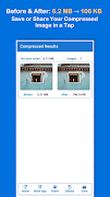 برنامه‌نما Image Compressor Photo Resizer عکس از صفحه