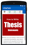 How to write thesis statement captura de pantalla 4