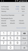 Ductulator screenshot 2