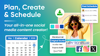 برنامه‌نما Social Media Post Maker عکس از صفحه