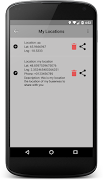 Share Locations: GPS coordinat screenshot 5