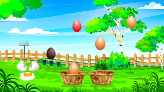 Catch The Egg: Match 3 Egg Catcher Game پوسٹر