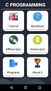 C Programming Quiz पोस्टर
