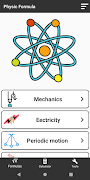 Physic Formulas and Calculator screenshot 1