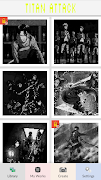Titan Attack Pixel Art پوسٹر