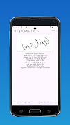 برنامه‌نما Signature - write with hand عکس از صفحه