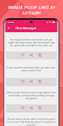Pickup Lines and Flirty Texts syot layar 1