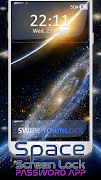 Space Screen Lock Password App screenshot 1