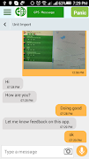 GPS Message captura de pantalla 1