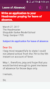 Letter & Application syot layar 5