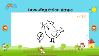 Dibujo juego de colores captura de pantalla 1