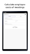 برنامه‌نما CostAware - Meeting Cost Calc عکس از صفحه