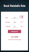 BMI Calculator- BMR & Body Fat اسکرین شاٹ 4