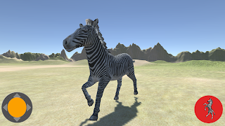 Zebra Animal Jungle Game Sim syot layar 7