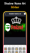 2 Schermata Shadow - Name Art Photo Editor