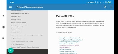 Python documentation offline ภาพหน้าจอ 5