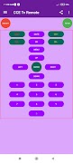 Remote for CCE Tv syot layar 1