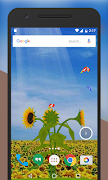 Sunflower 3D LiveWallpaper screenshot 3