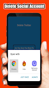 Eliminar cuenta social captura de pantalla 5