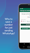 WhatsMessage-Chat without save 포스터